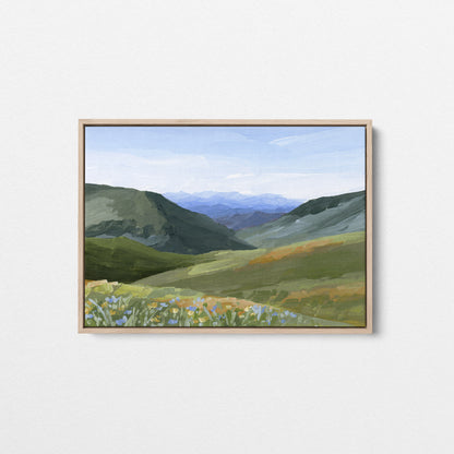 "Mountain Town" Art Print