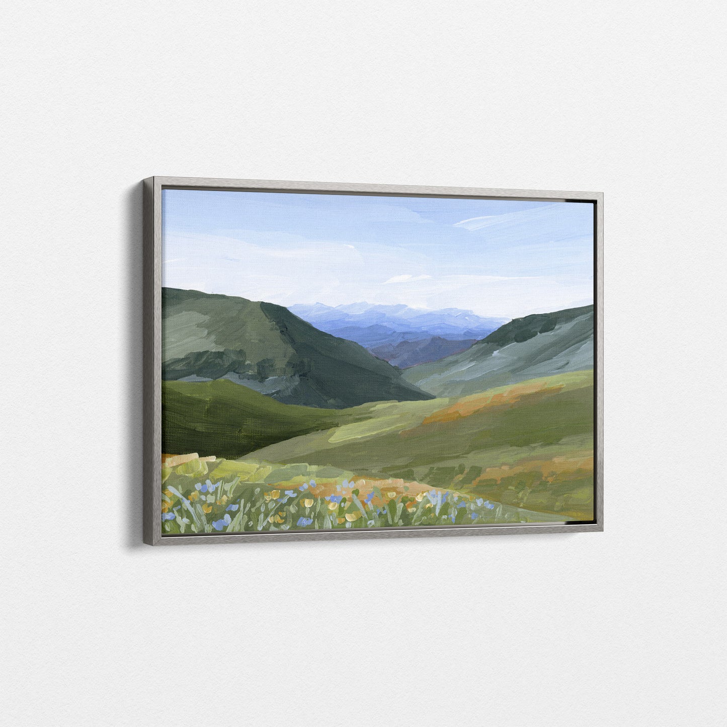 "Mountain Town" Art Print