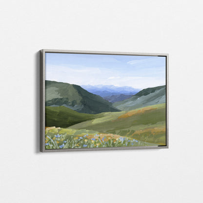 "Mountain Town" Art Print