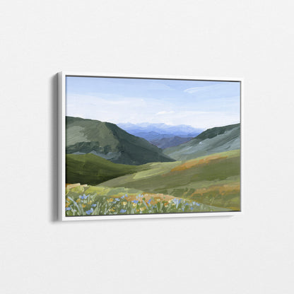 "Mountain Town" Art Print