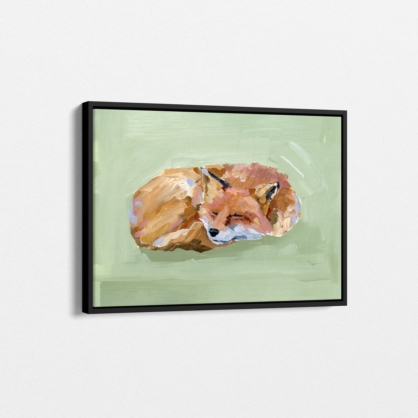 "Napping Fox" Art Print