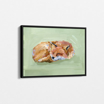 "Napping Fox" Art Print
