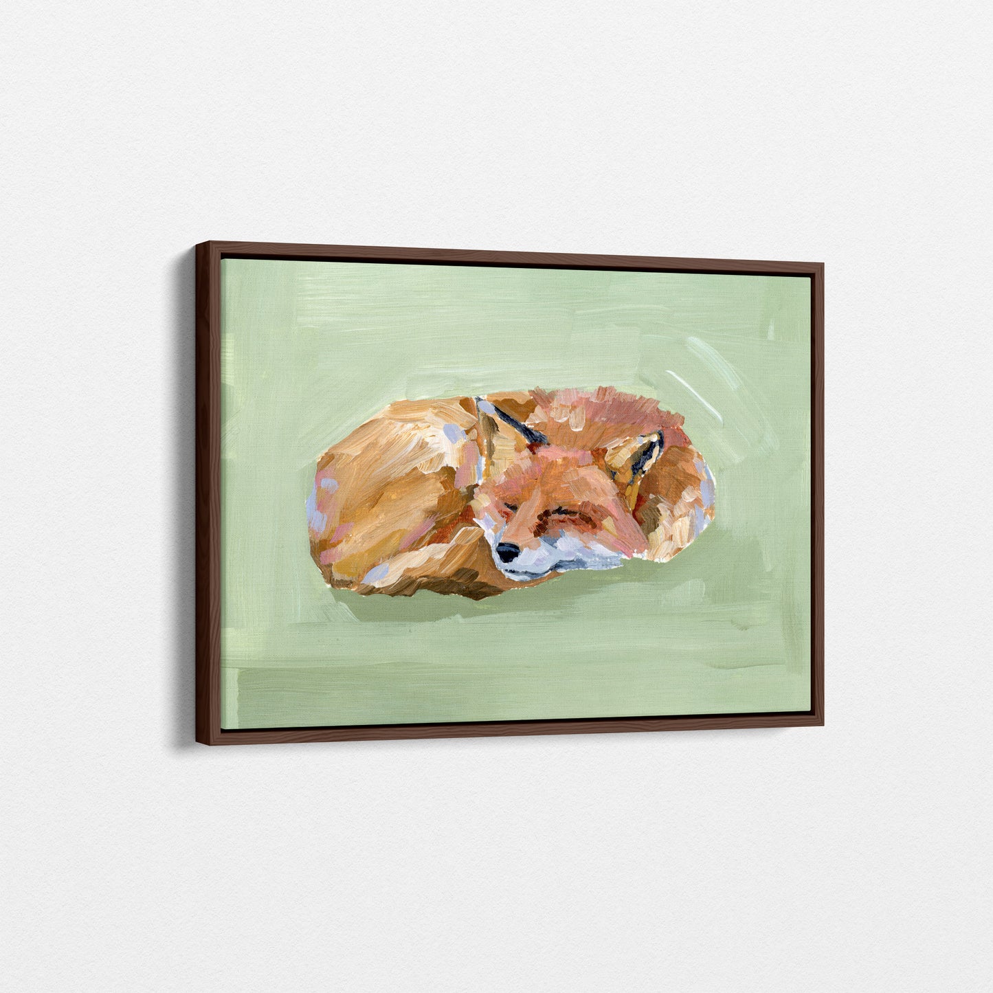 "Napping Fox" Art Print