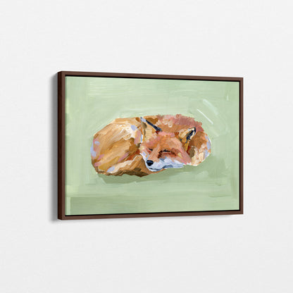 "Napping Fox" Art Print