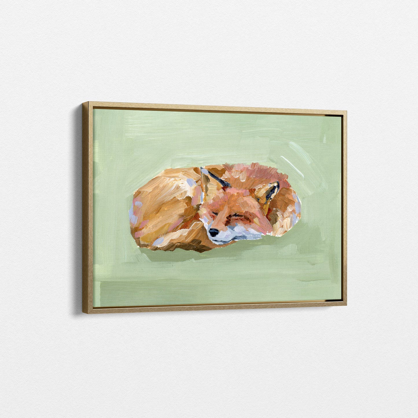 "Napping Fox" Art Print