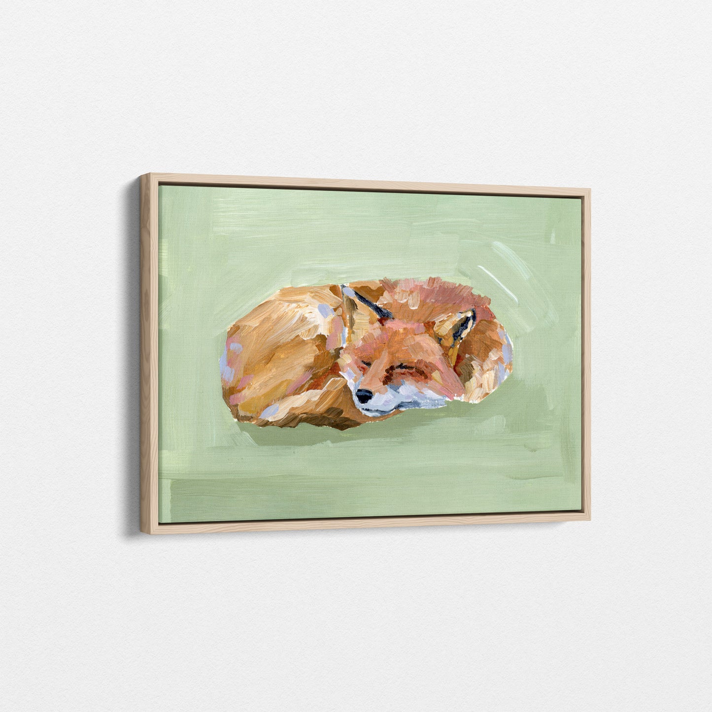 "Napping Fox" Art Print