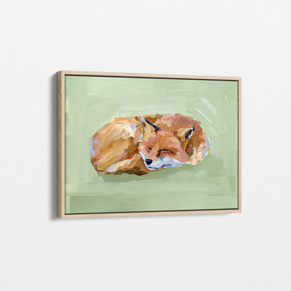 "Napping Fox" Art Print