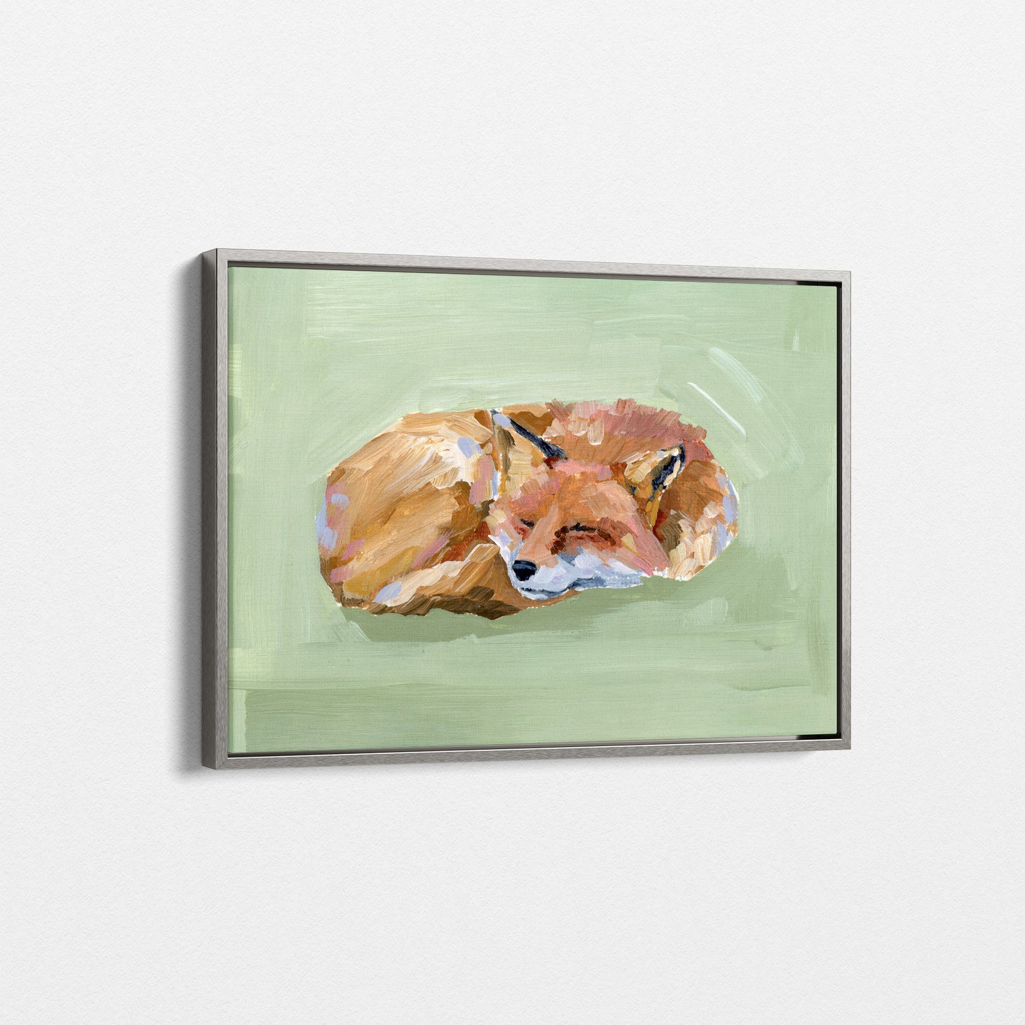 "Napping Fox" Art Print