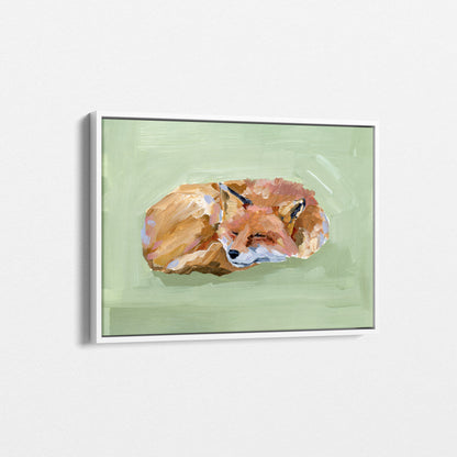"Napping Fox" Art Print