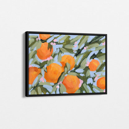 "Oranges and Blossoms" Art Print