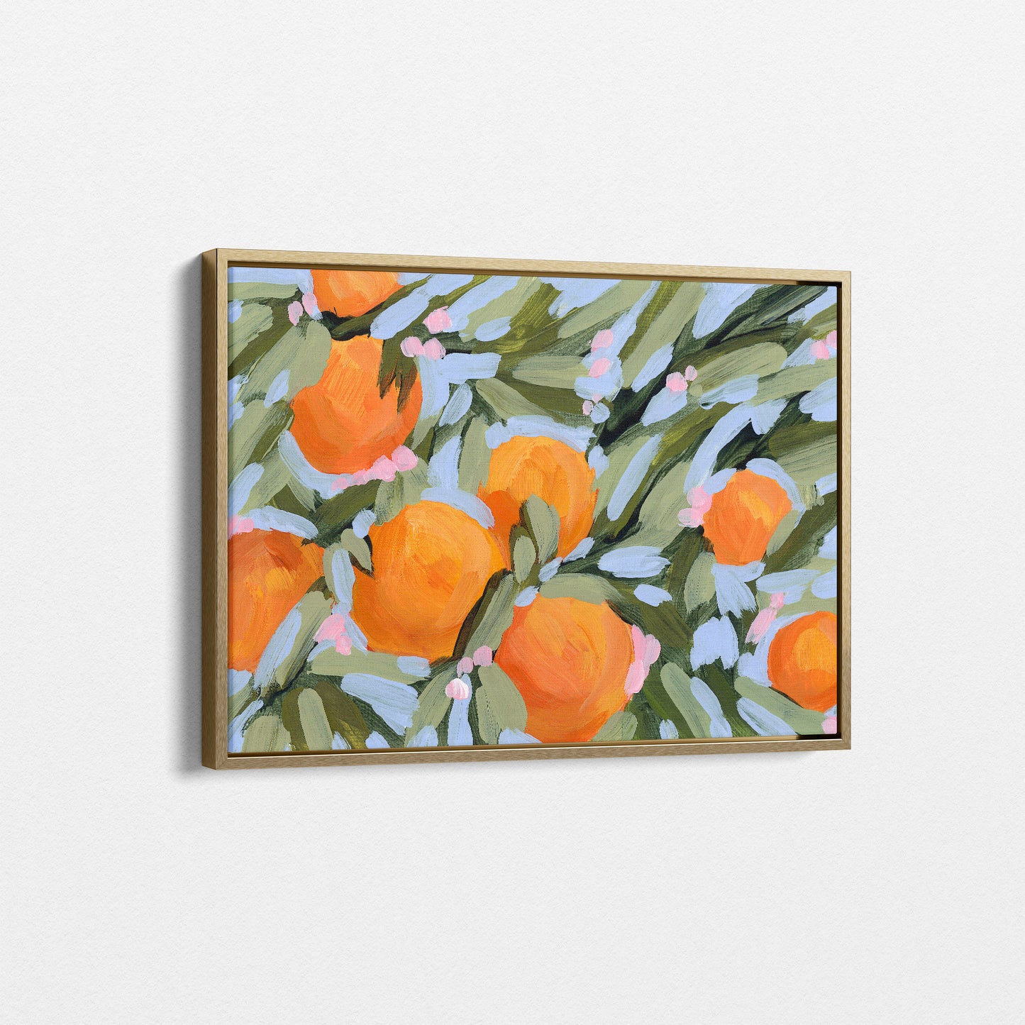 "Oranges and Blossoms" Art Print