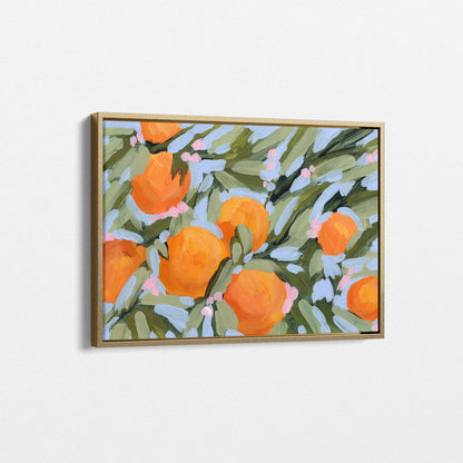 "Oranges and Blossoms" Art Print