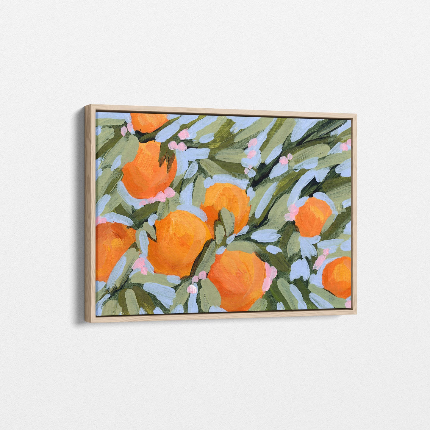 "Oranges and Blossoms" Art Print