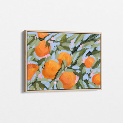 "Oranges and Blossoms" Art Print