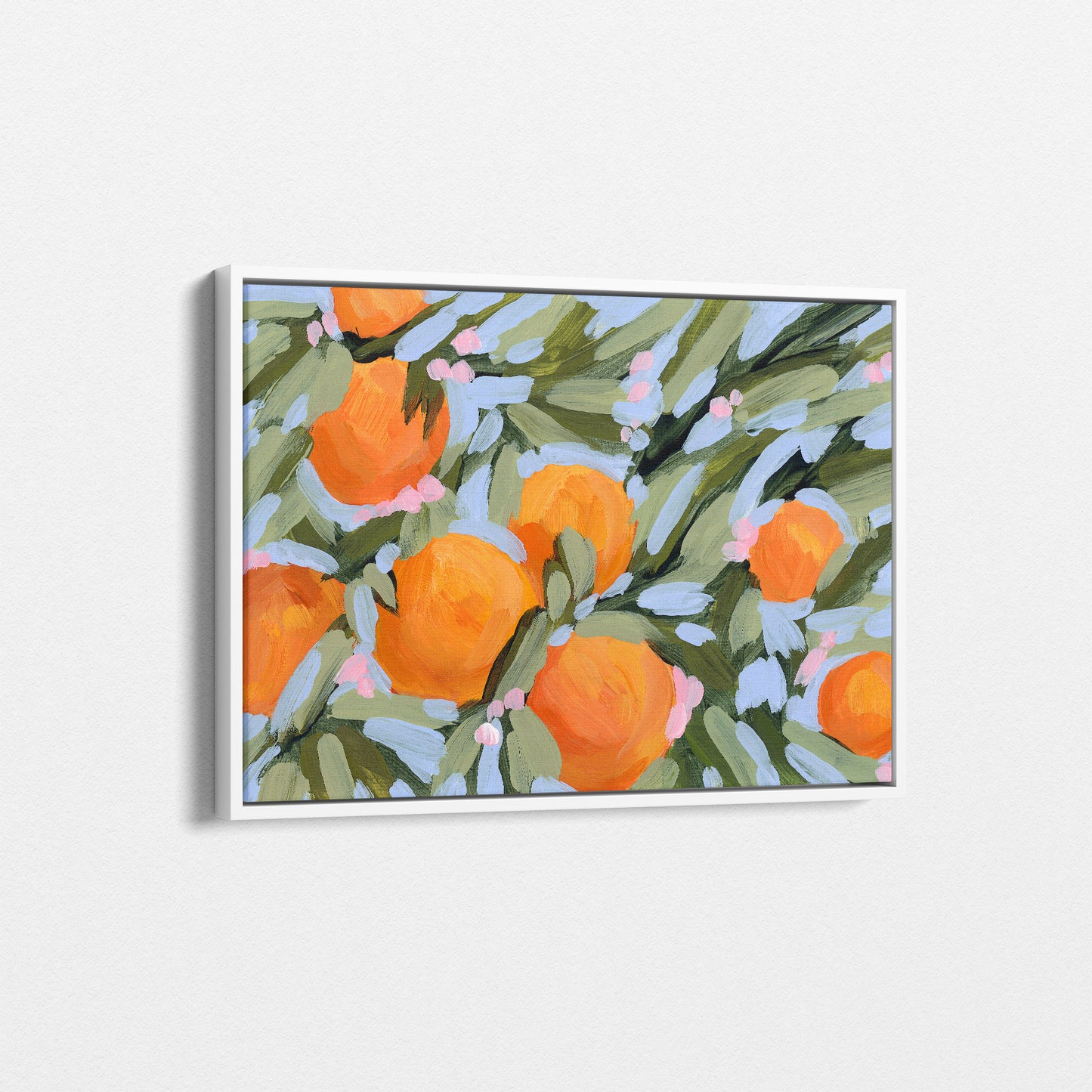 "Oranges and Blossoms" Art Print