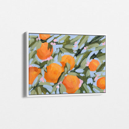 "Oranges and Blossoms" Art Print