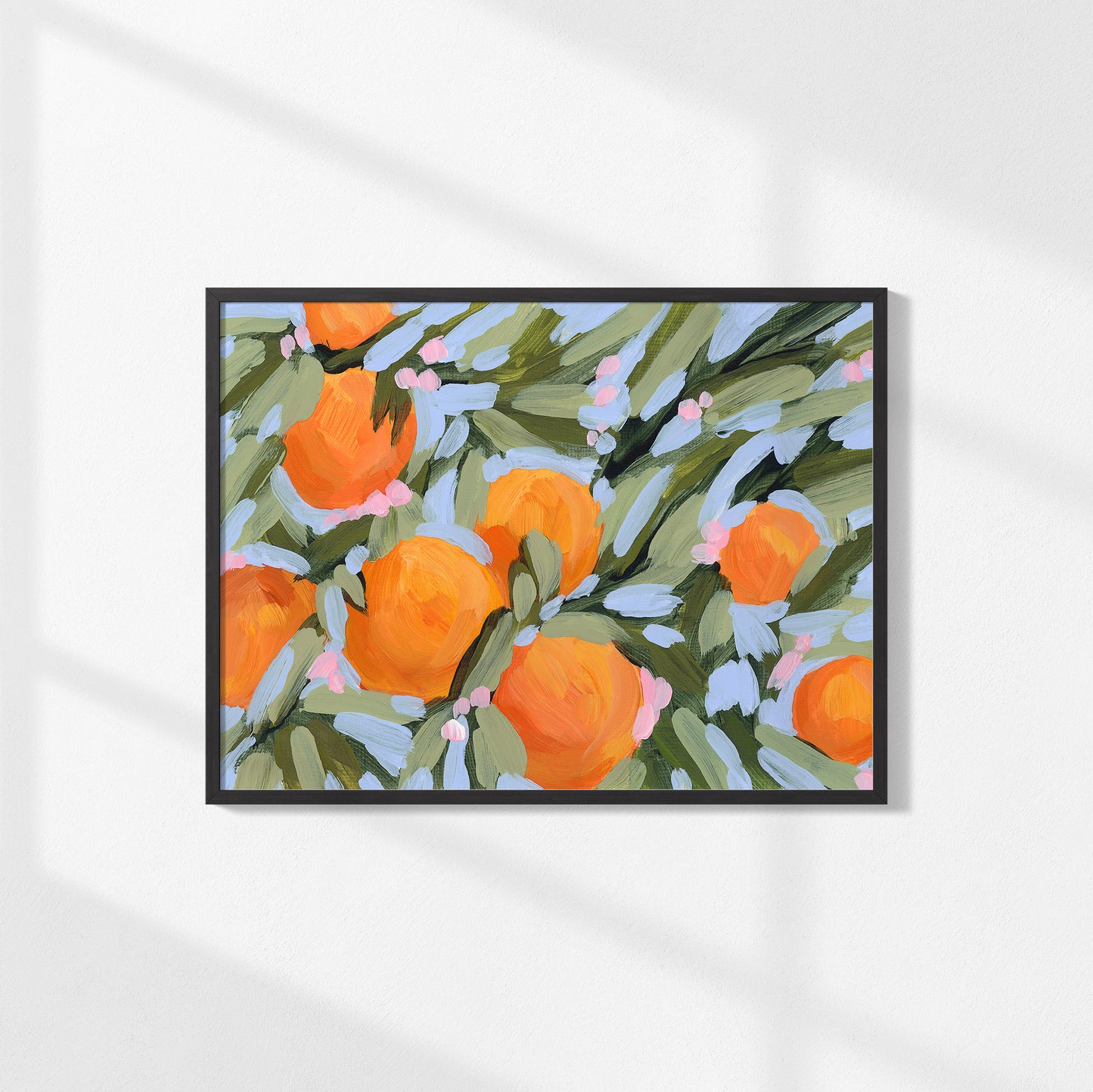 "Oranges and Blossoms" Art Print