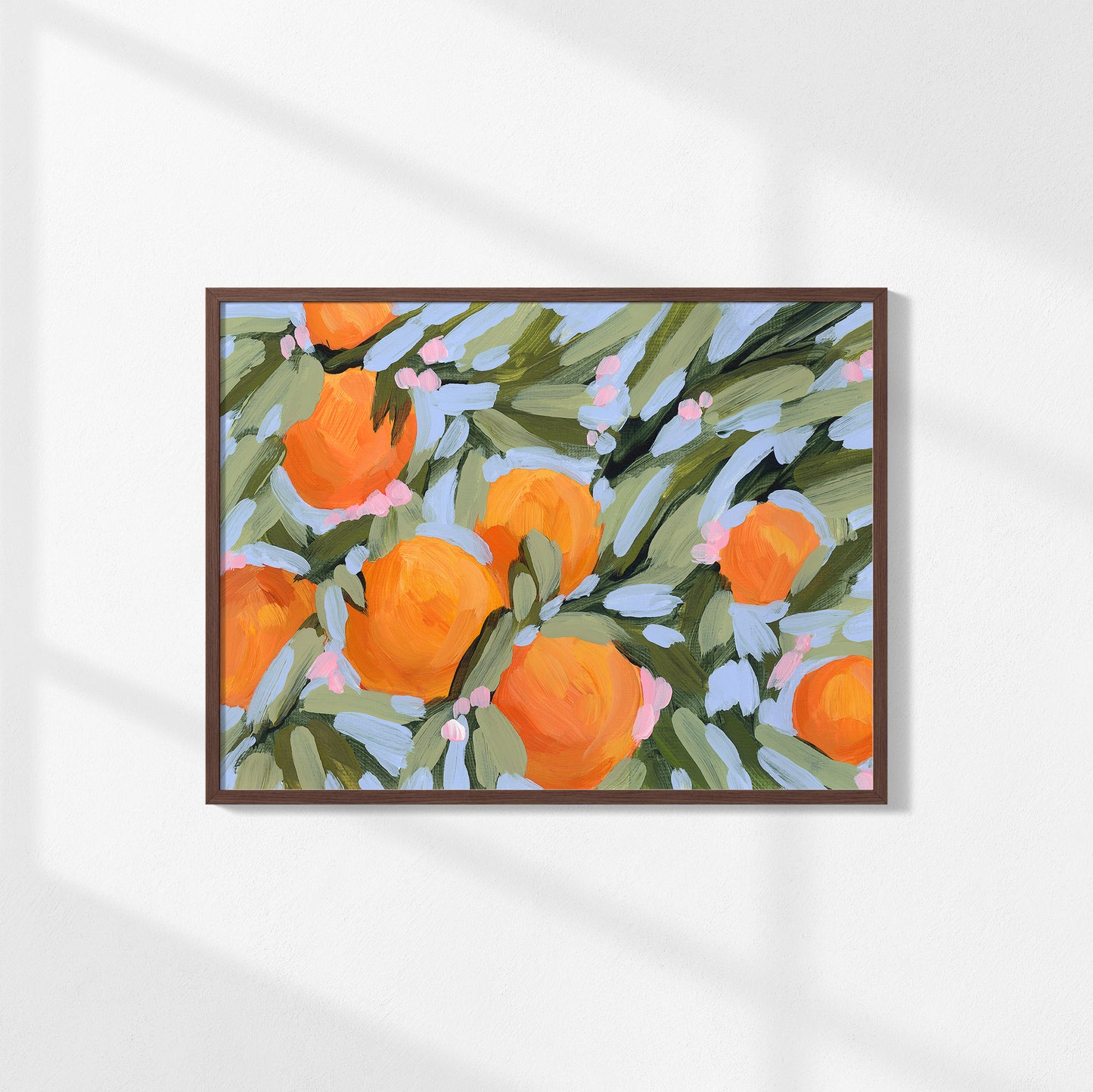 "Oranges and Blossoms" Art Print