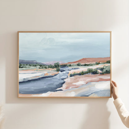 "River Through Zion" Art Print