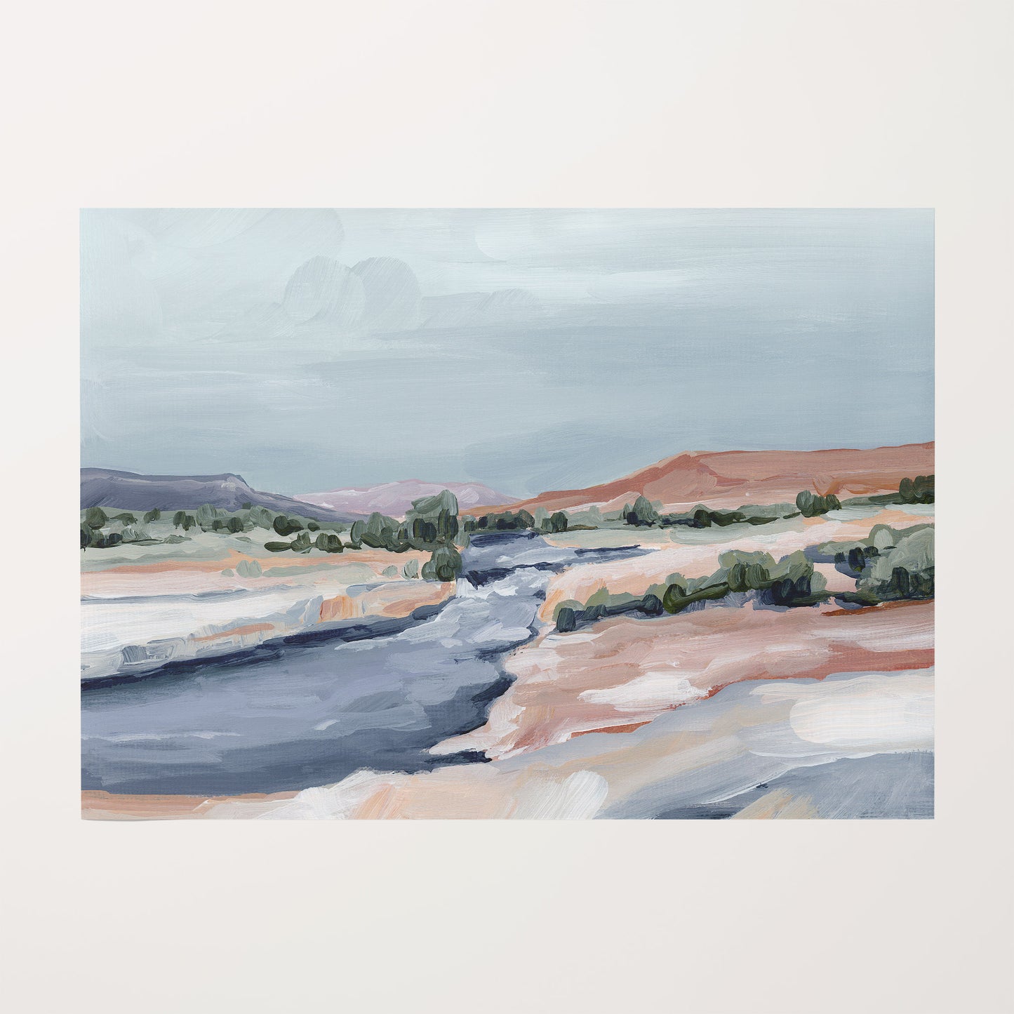 "River Through Zion" Art Print