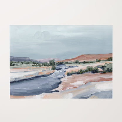 "River Through Zion" Art Print