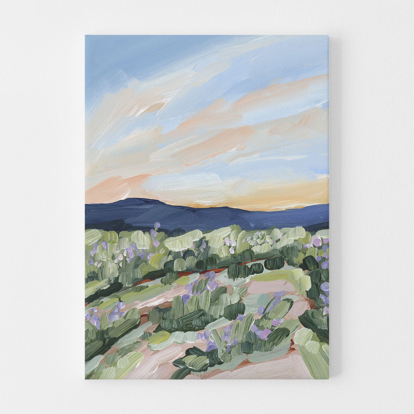 "Sandstone and Wildflowers" Art Print