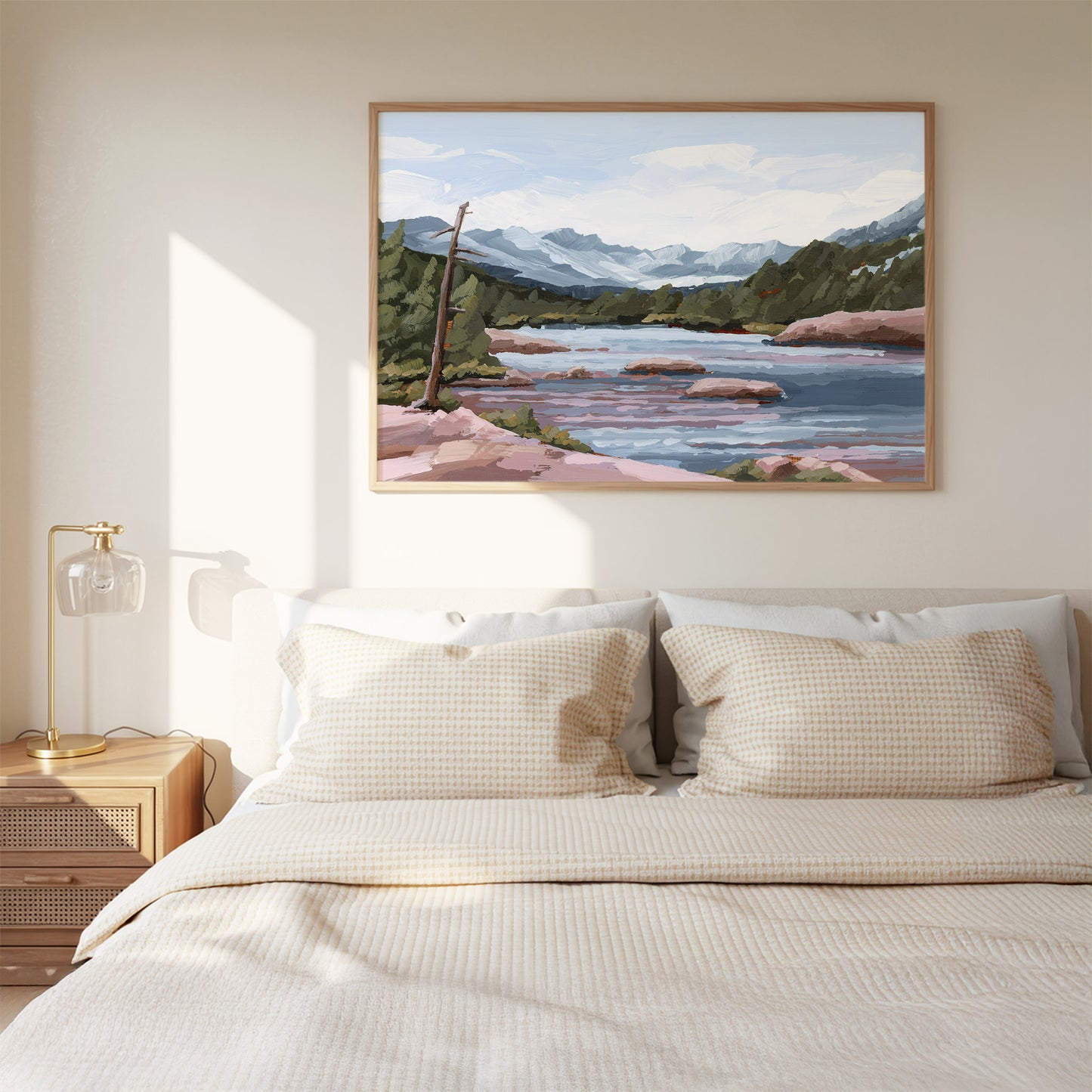 Kunstdruck „Zuhause im Tal“