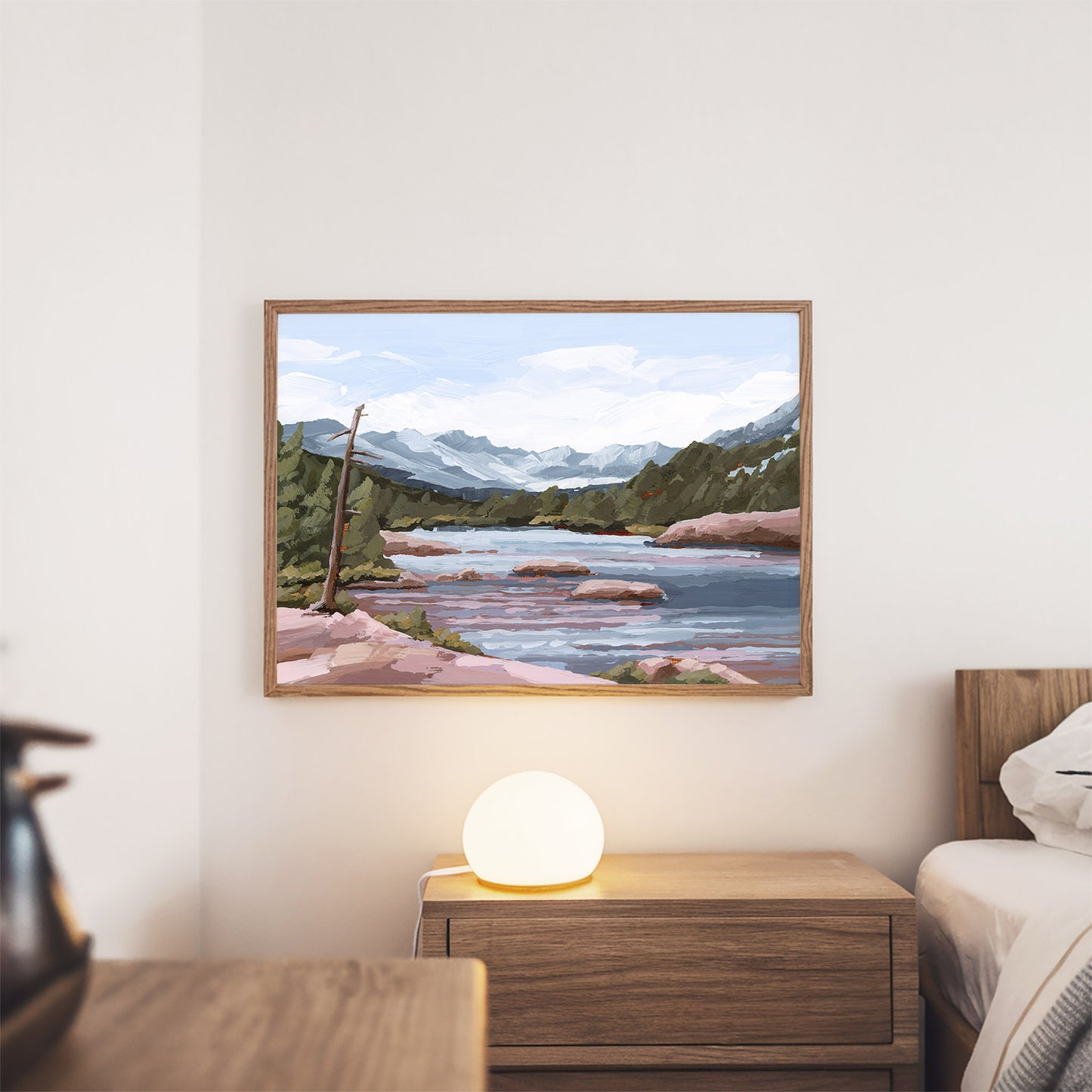 Kunstdruck „Zuhause im Tal“