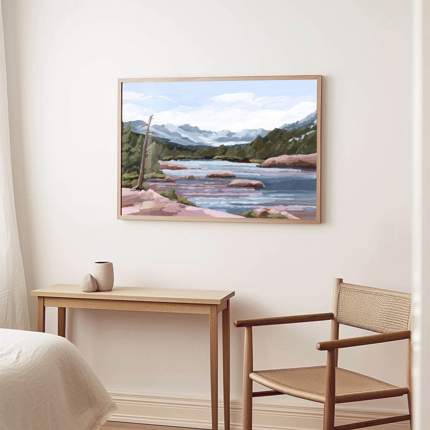 Kunstdruck „Zuhause im Tal“