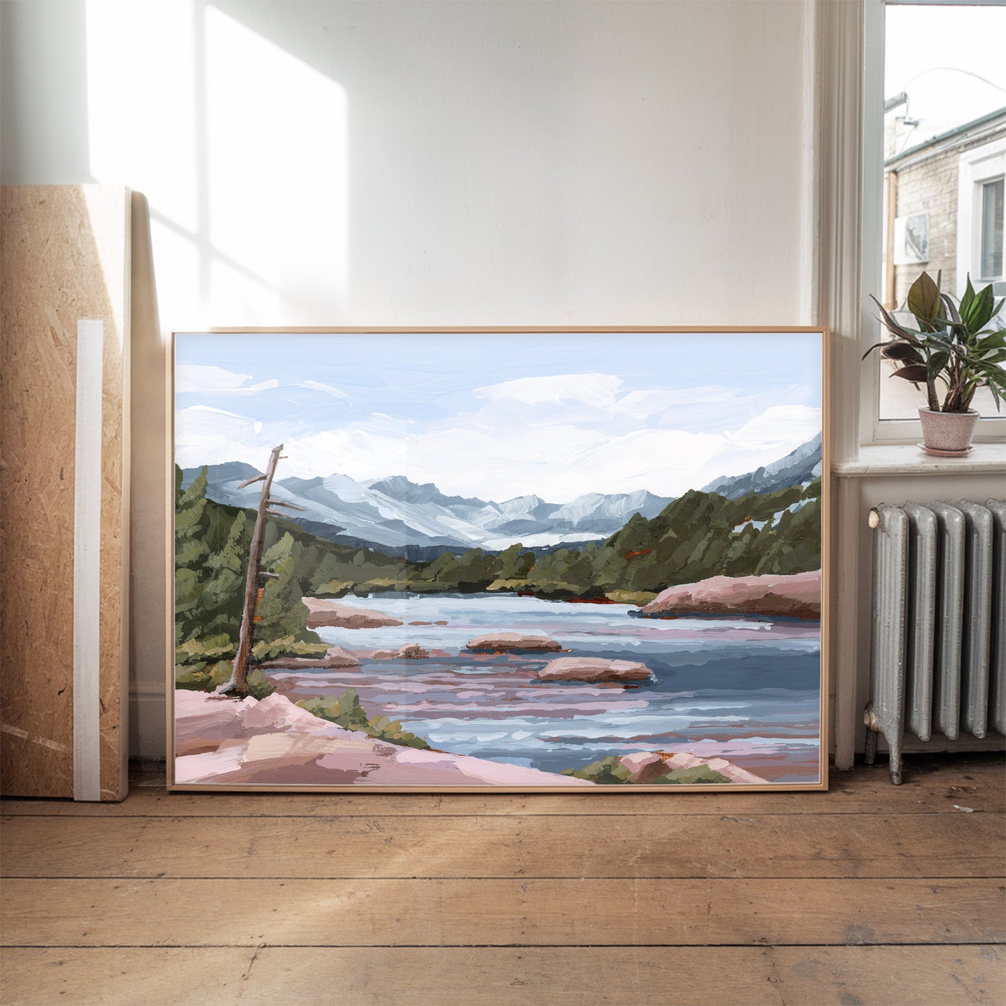 Kunstdruck „Zuhause im Tal“