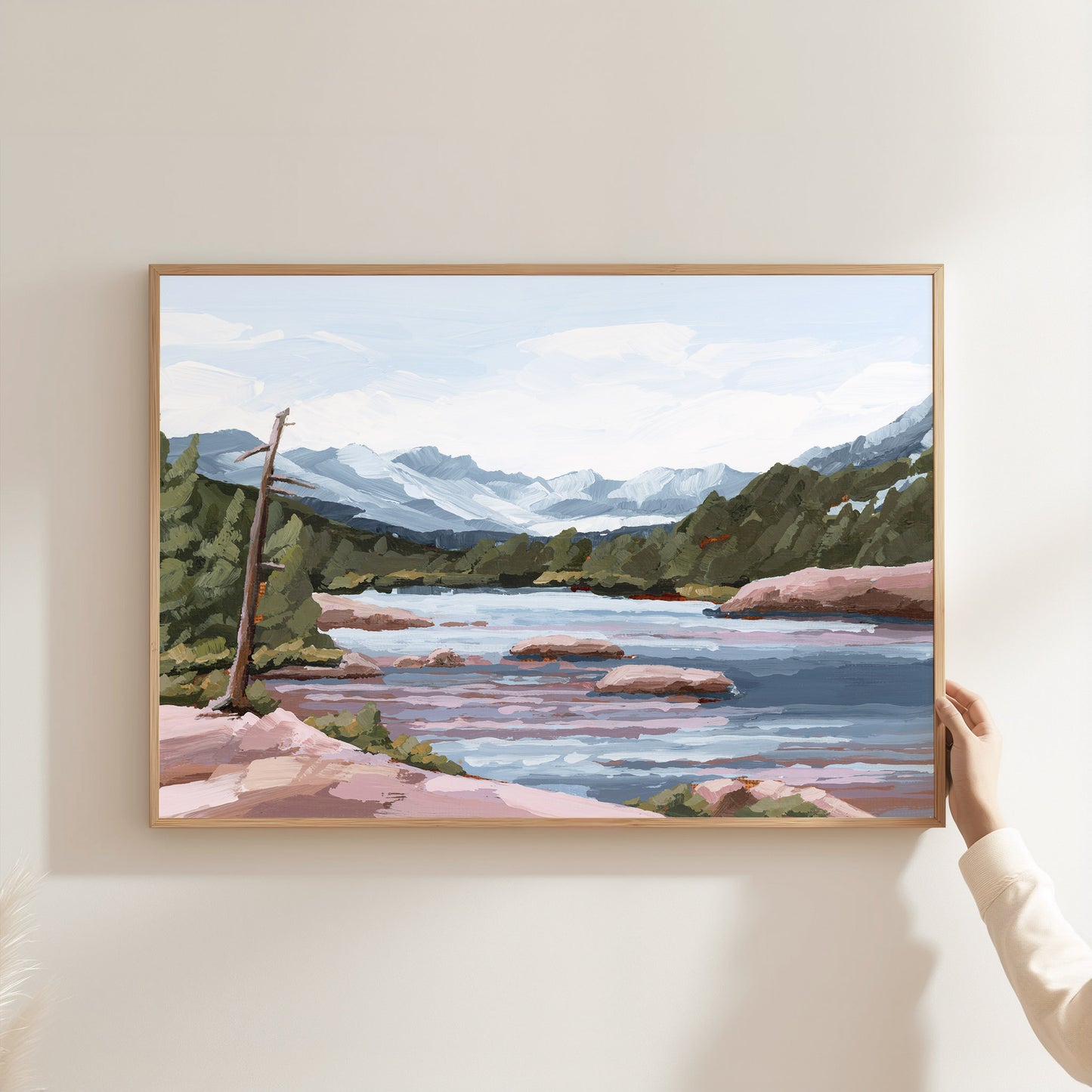 Kunstdruck „Zuhause im Tal“