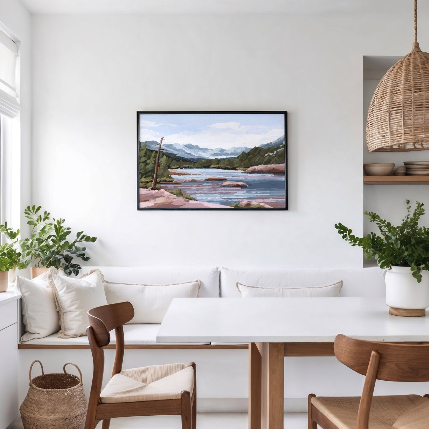 Kunstdruck „Zuhause im Tal“