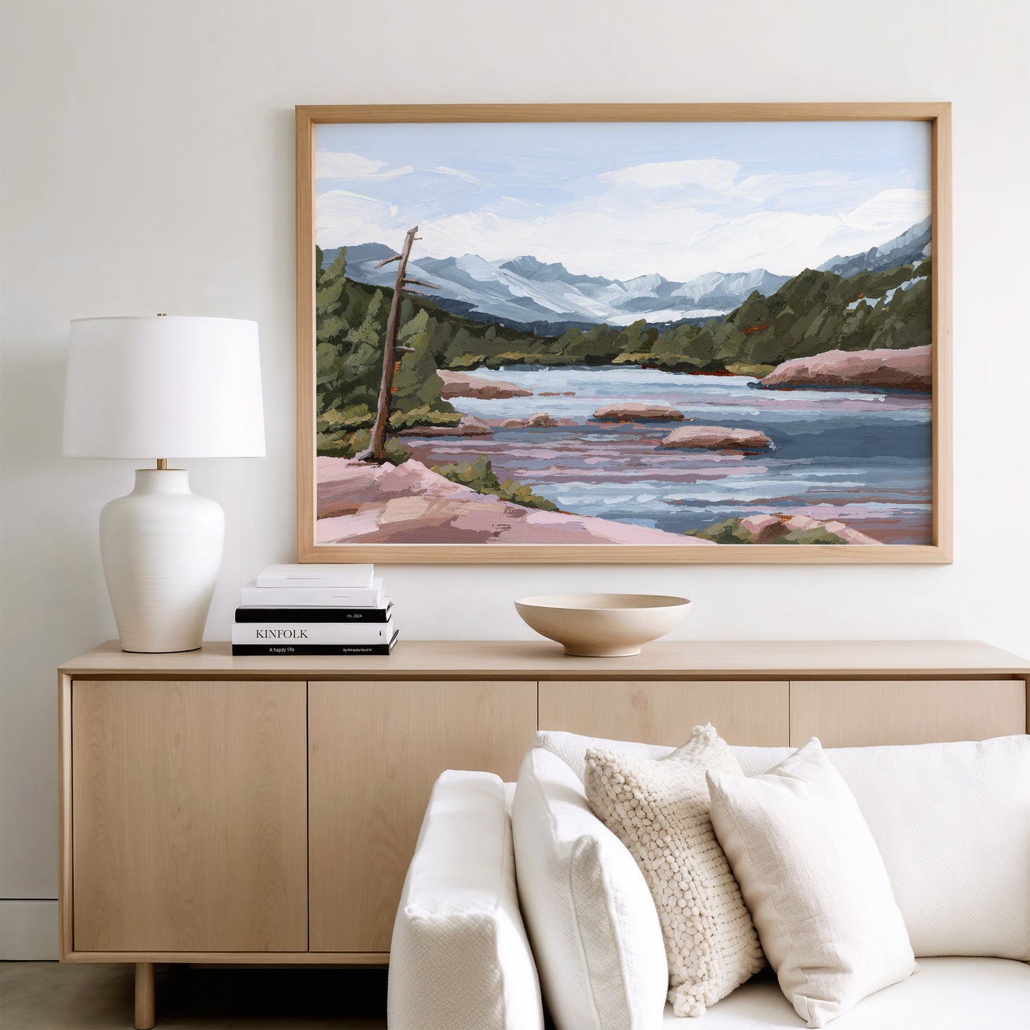 Kunstdruck „Zuhause im Tal“
