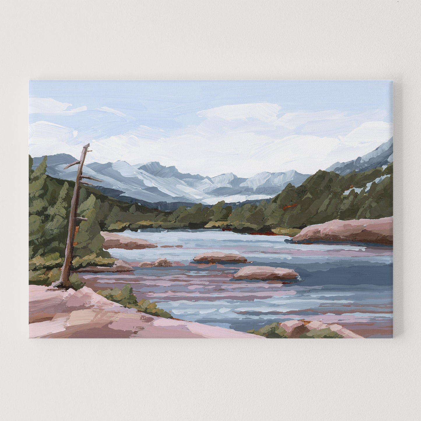 Kunstdruck „Zuhause im Tal“