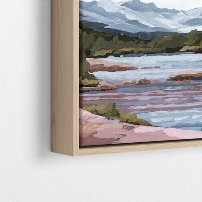 Kunstdruck „Zuhause im Tal“