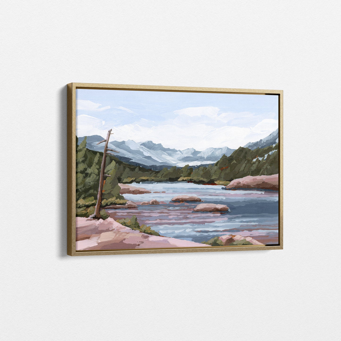 Kunstdruck „Zuhause im Tal“