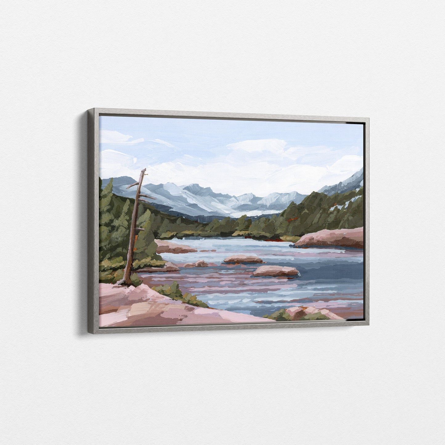 Kunstdruck „Zuhause im Tal“