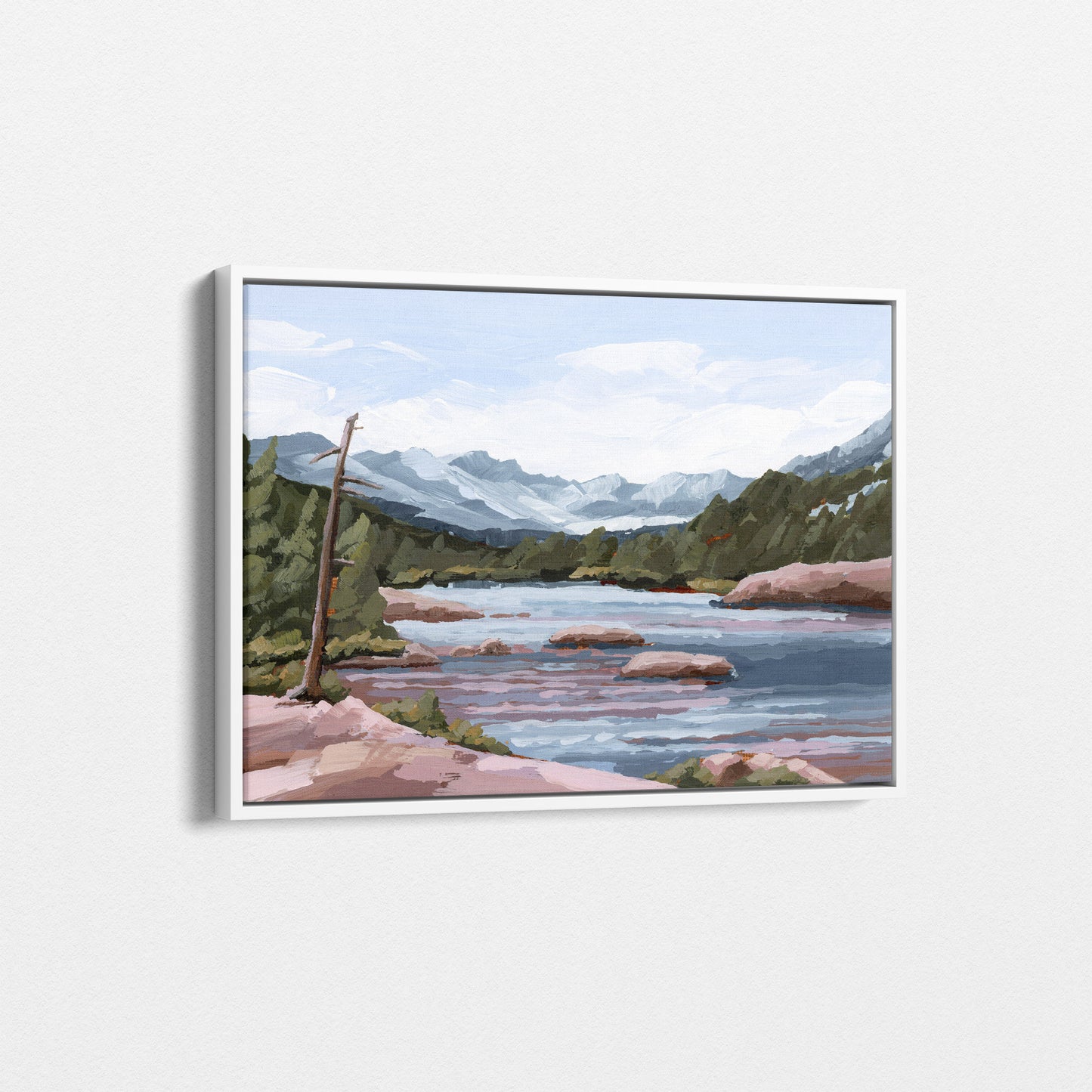 Kunstdruck „Zuhause im Tal“