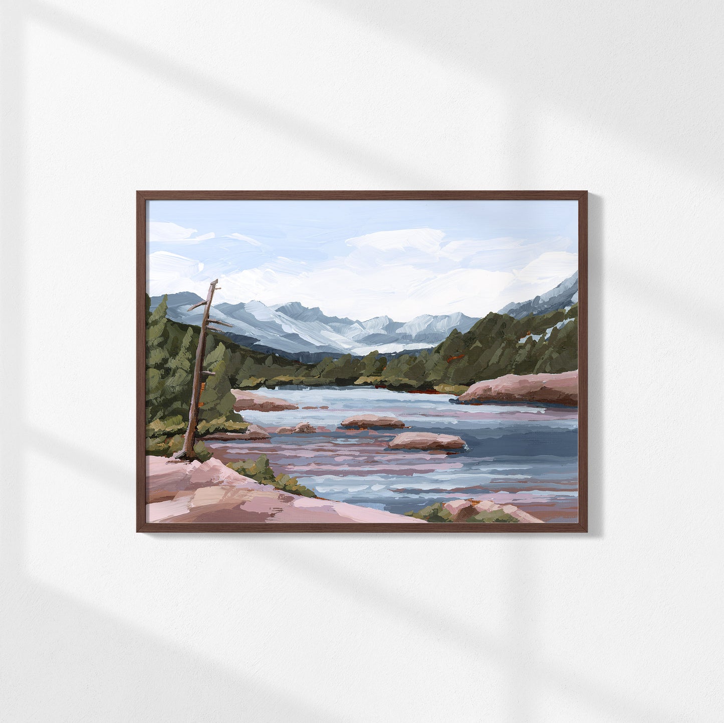Kunstdruck „Zuhause im Tal“