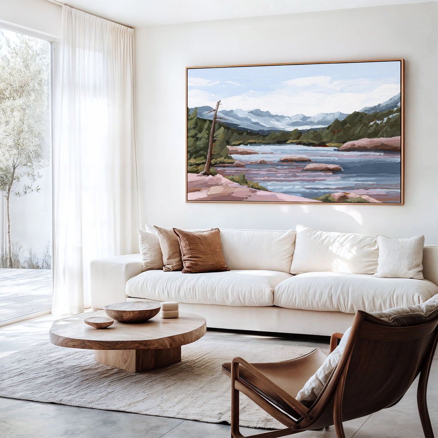 Kunstdruck „Zuhause im Tal“
