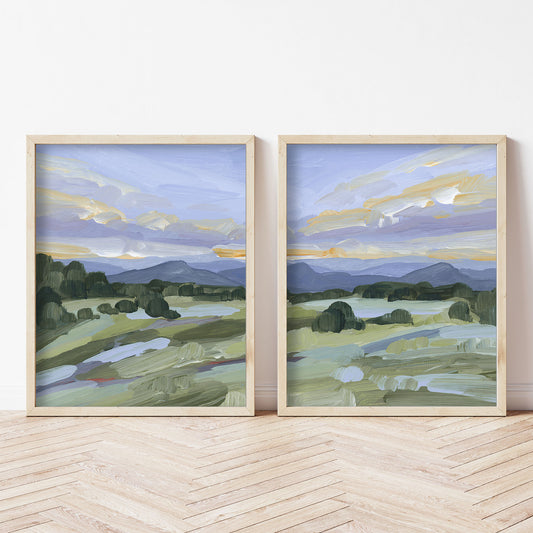 "Steamboat Springs" Diptych Art Print || Set of 2