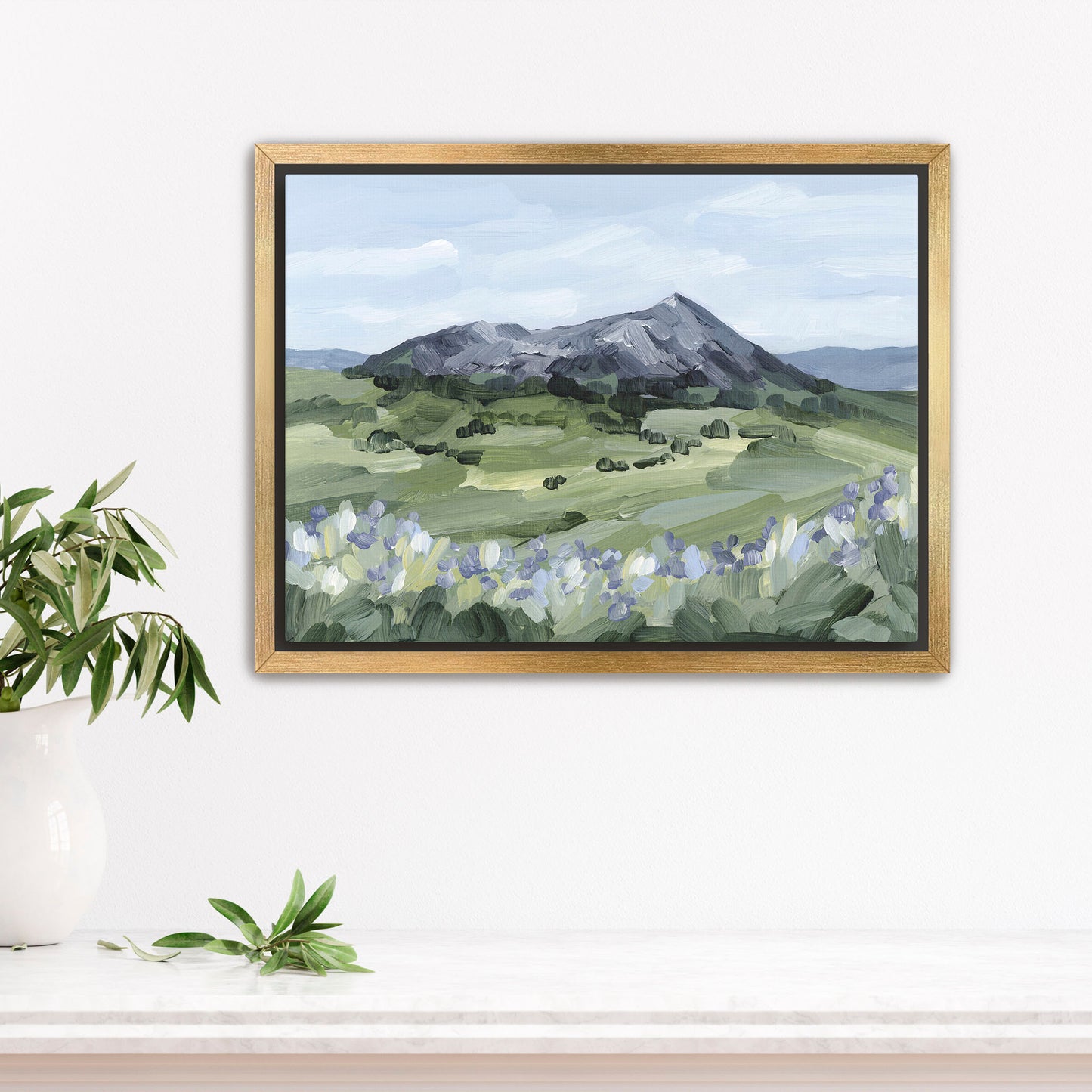 "Summer Mountain" Art Print - Katie Garrison Art