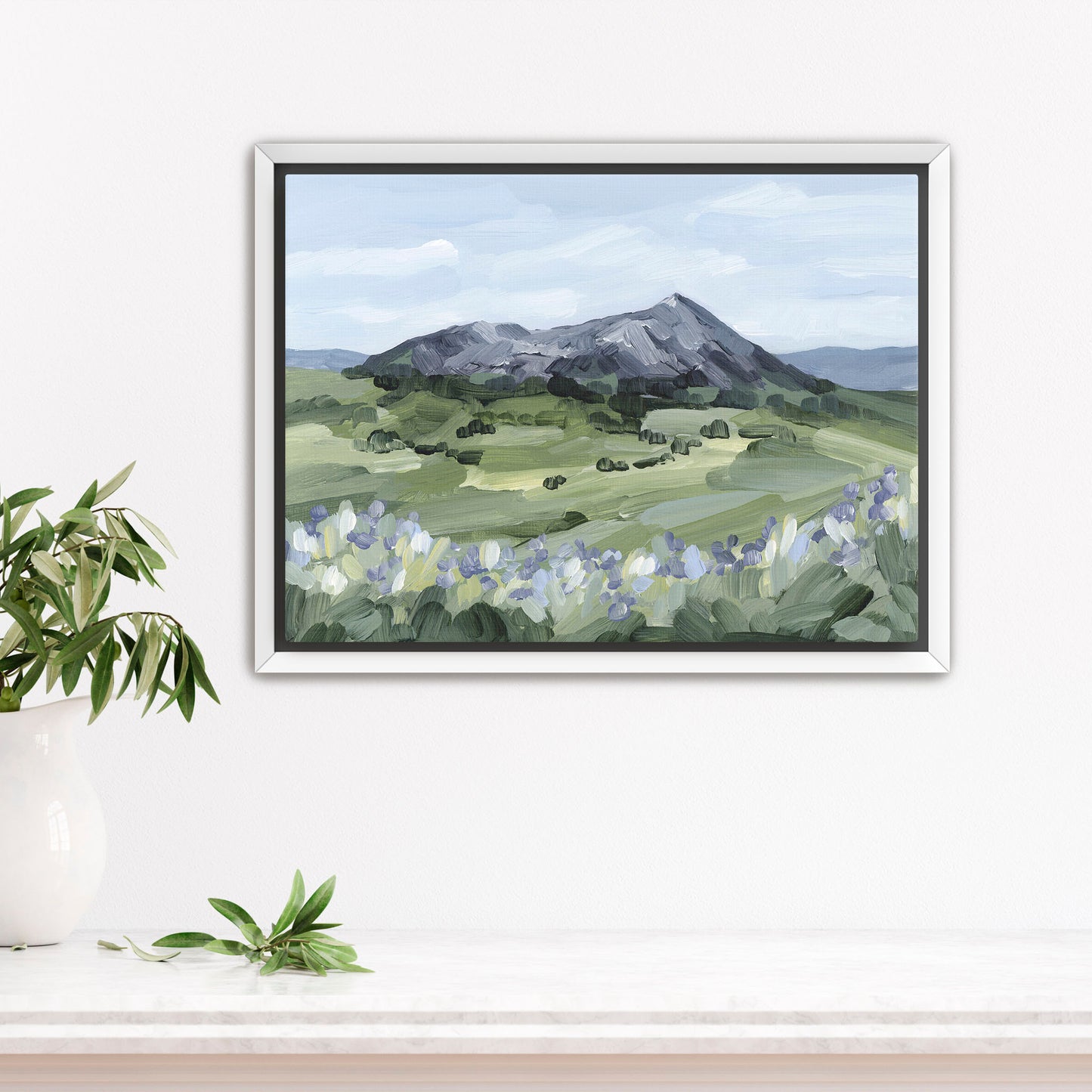 "Summer Mountain" Art Print - Katie Garrison Art