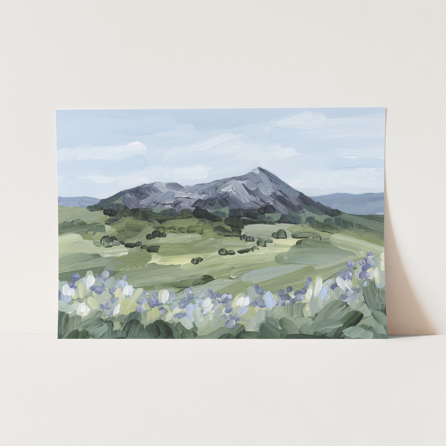 "Summer Mountain" Art Print