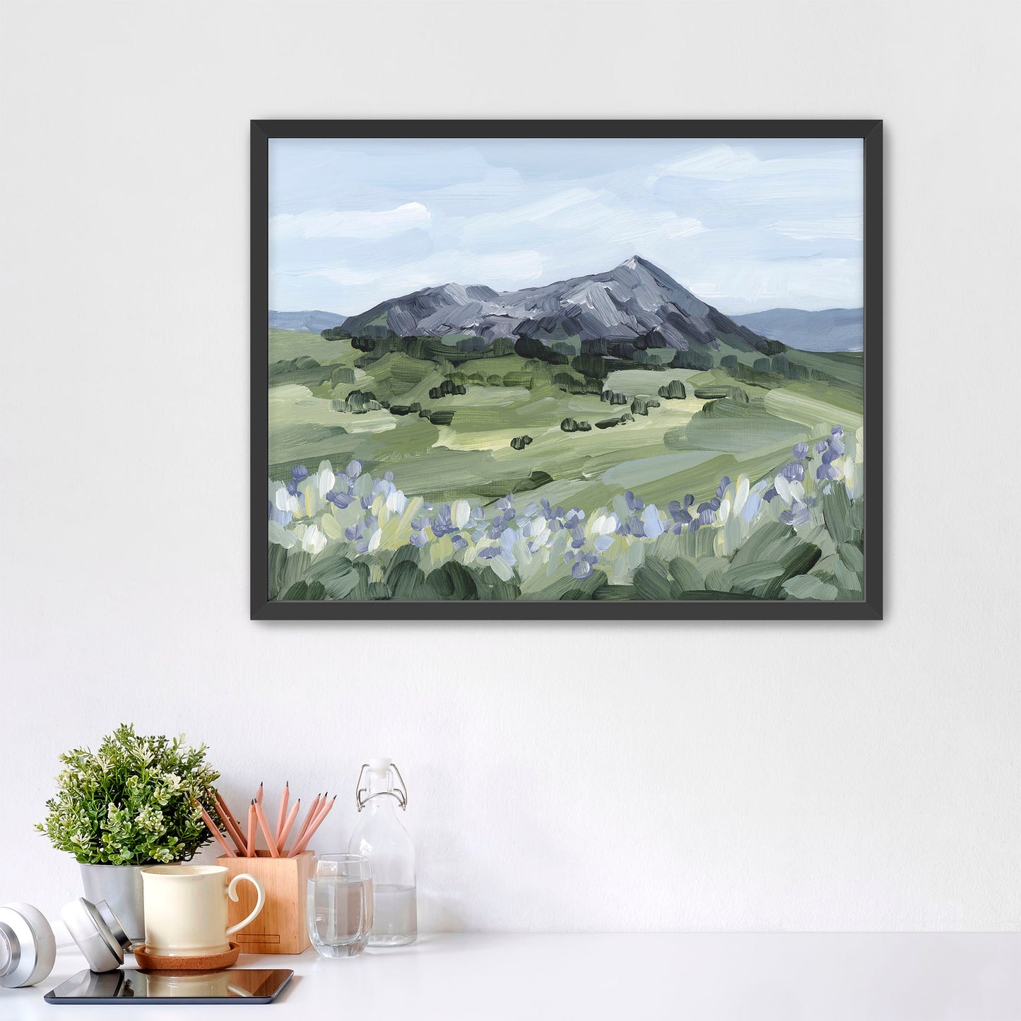 "Summer Mountain" Art Print - Katie Garrison Art