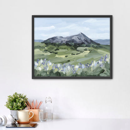 "Summer Mountain" Art Print - Katie Garrison Art