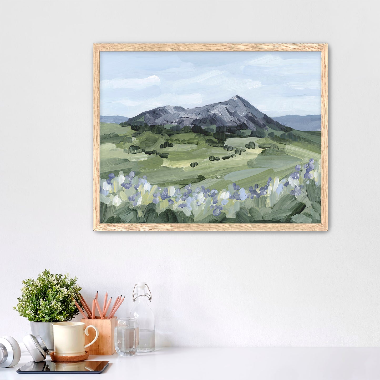 "Summer Mountain" Art Print - Katie Garrison Art