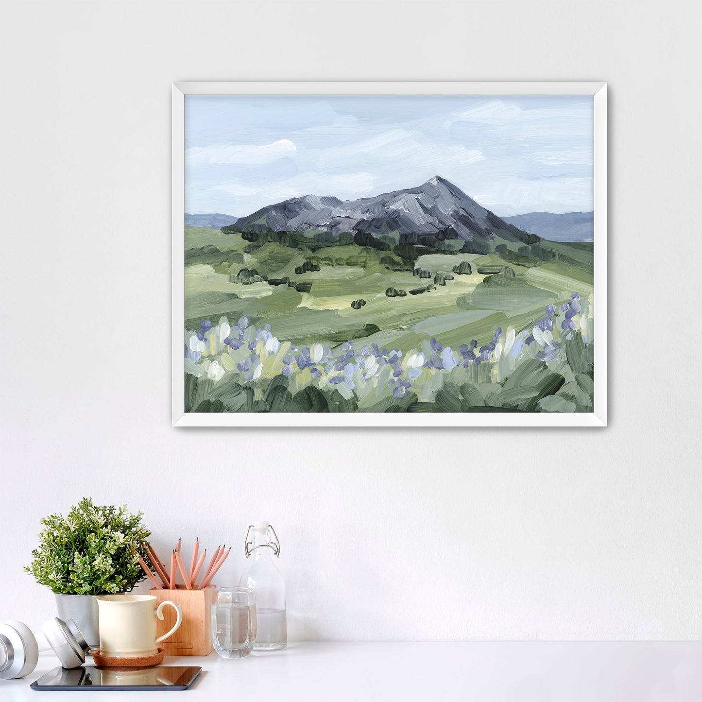 "Summer Mountain" Art Print - Katie Garrison Art