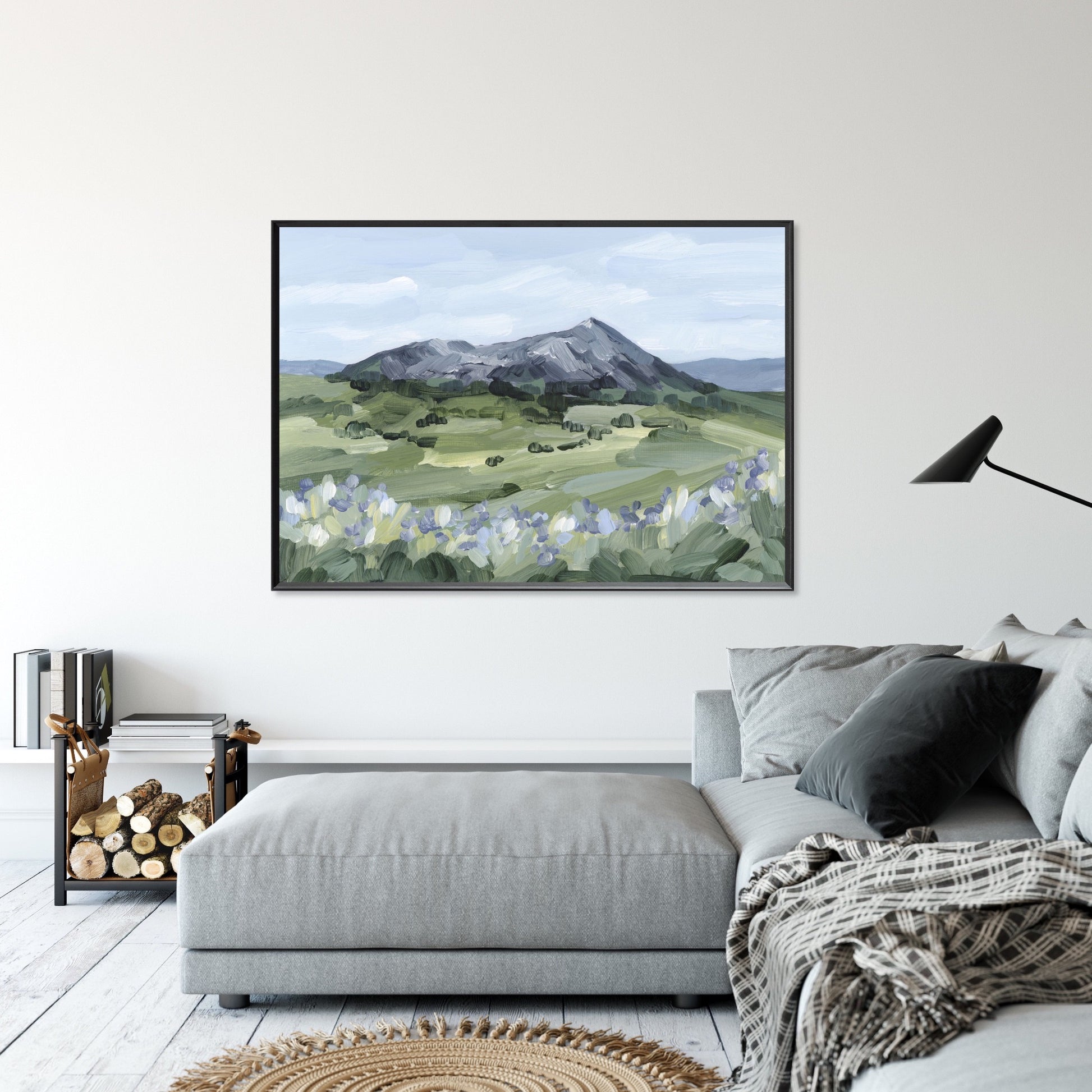 "Summer Mountain" Art Print - Katie Garrison Art