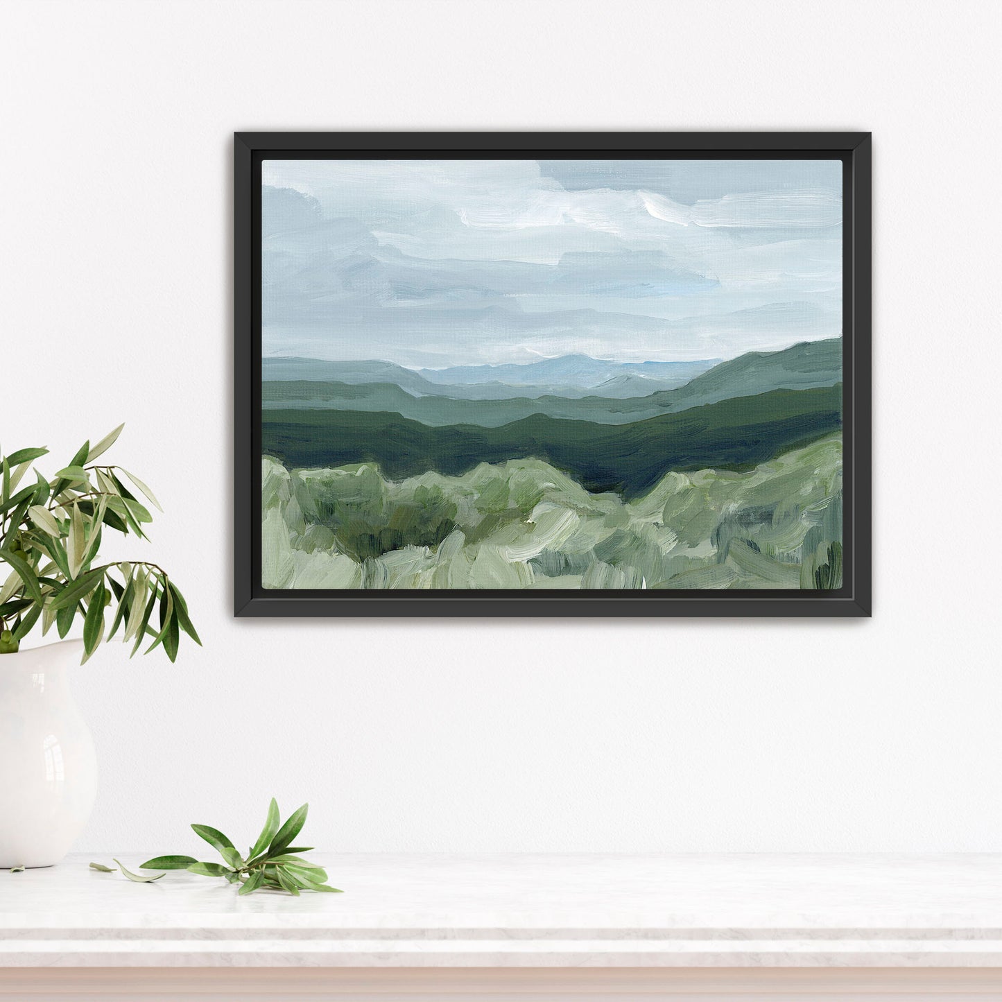 "View From Our Cabin" Art Print - Katie Garrison Art